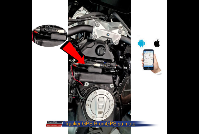 Tracker GPS per moto BrumGPS